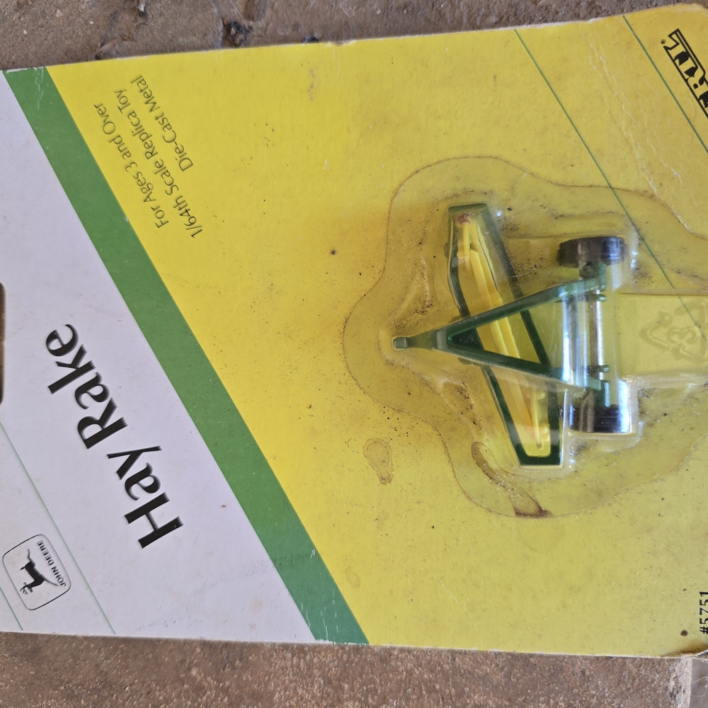 Vintage John Deere Hay Rake Toy